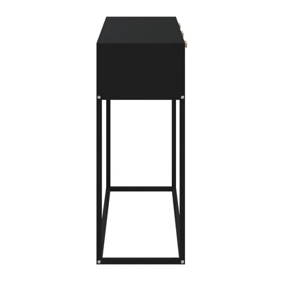 Avlastningsbord konsollbord Svart 105x30x75 cm