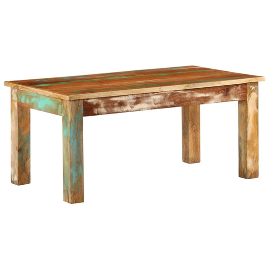 Salongbord Sofabord Tre Gjenvunnet Heltre 100x55x45 cm