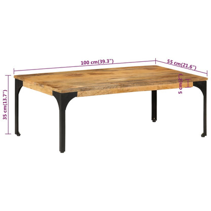 Salongbord Sofabord Tre Heltre Mango 100x55x35 cm