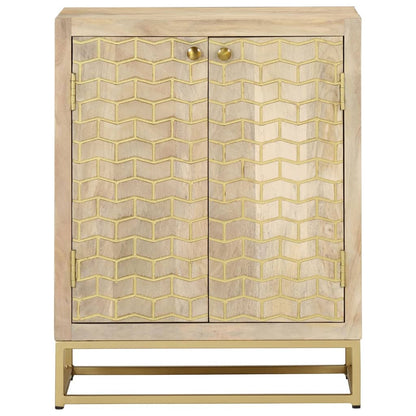 Skjenk Tre heltre mango med 2 dører 55x30x70 cm