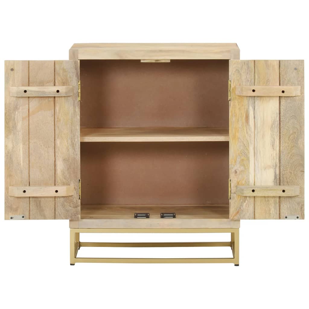 Skjenk Tre heltre mango med 2 dører 55x30x70 cm