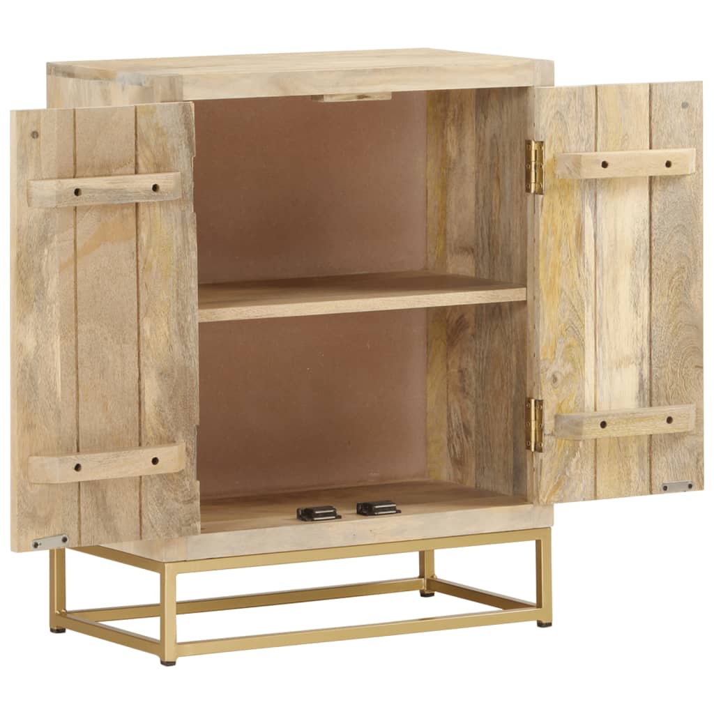 Skjenk Tre heltre mango med 2 dører 55x30x70 cm