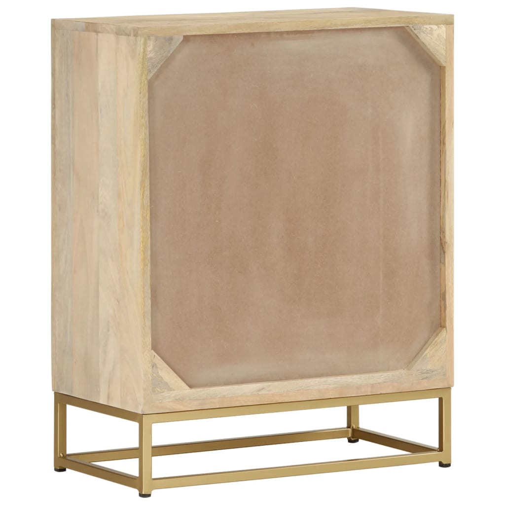 Skjenk Tre heltre mango med 2 dører 55x30x70 cm