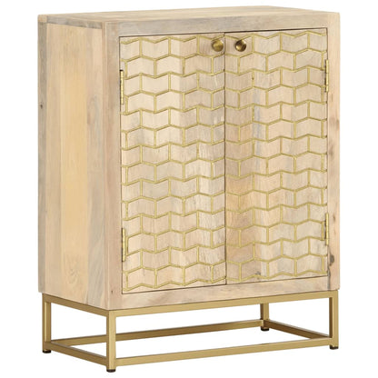 Skjenk Tre heltre mango med 2 dører 55x30x70 cm