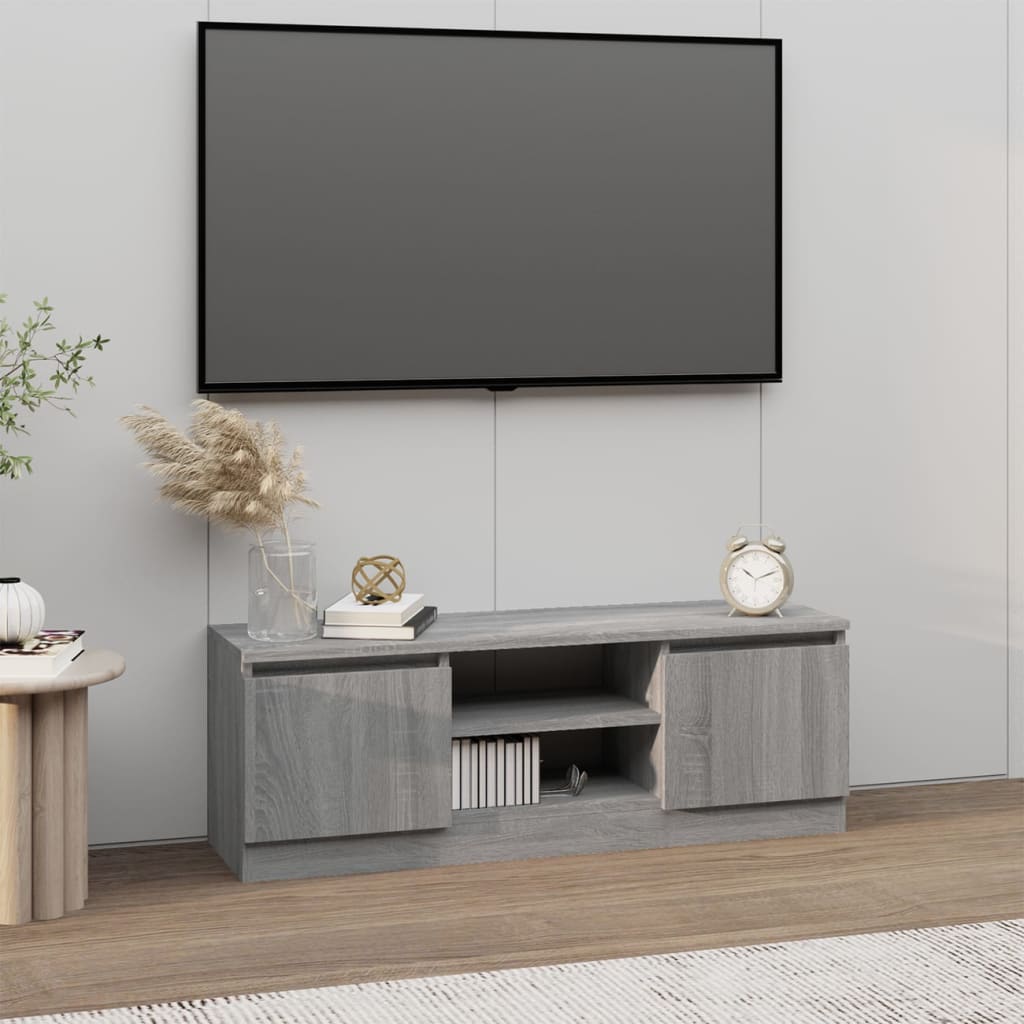 TV-Møbel Sonoma Grå TV-benk med dør 102x30x36 cm