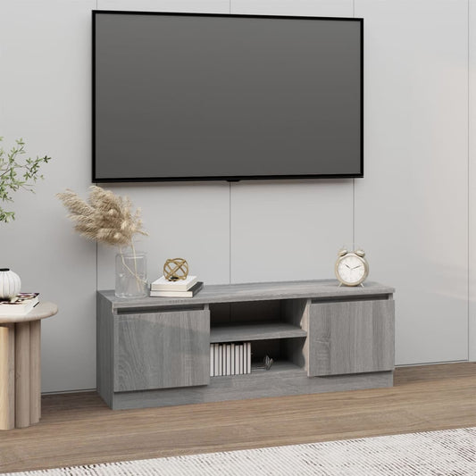 TV-Møbel Sonoma Grå TV-benk med dør 102x30x36 cm
