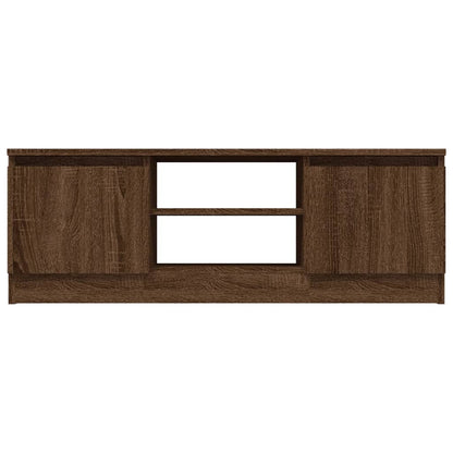 TV-Møbel Brun Eik TV-benk med dør 102x30x36 cm