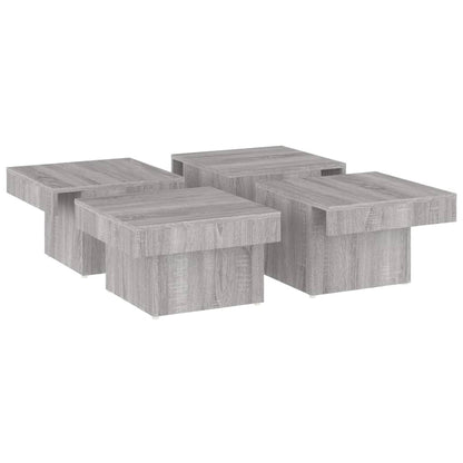 Salongbord Sofabord Sonoma Grå 90x90x28 cm