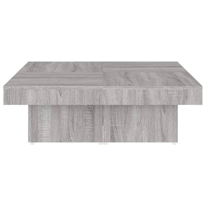 Salongbord Sofabord Sonoma Grå 90x90x28 cm