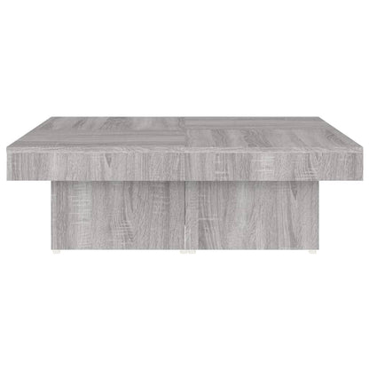Salongbord Sofabord Sonoma Grå 90x90x28 cm