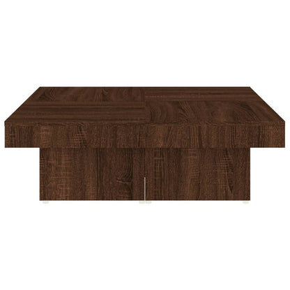 Salongbord Sofabord Brun Eik 90x90x28 cm