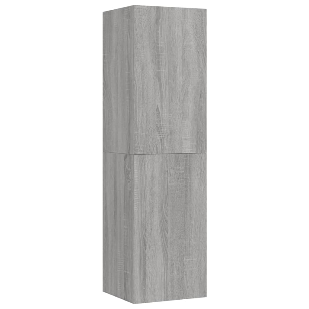 TV-Møbel Sonoma Grå Tv-benker 2 stk 30,5x30x110 cm