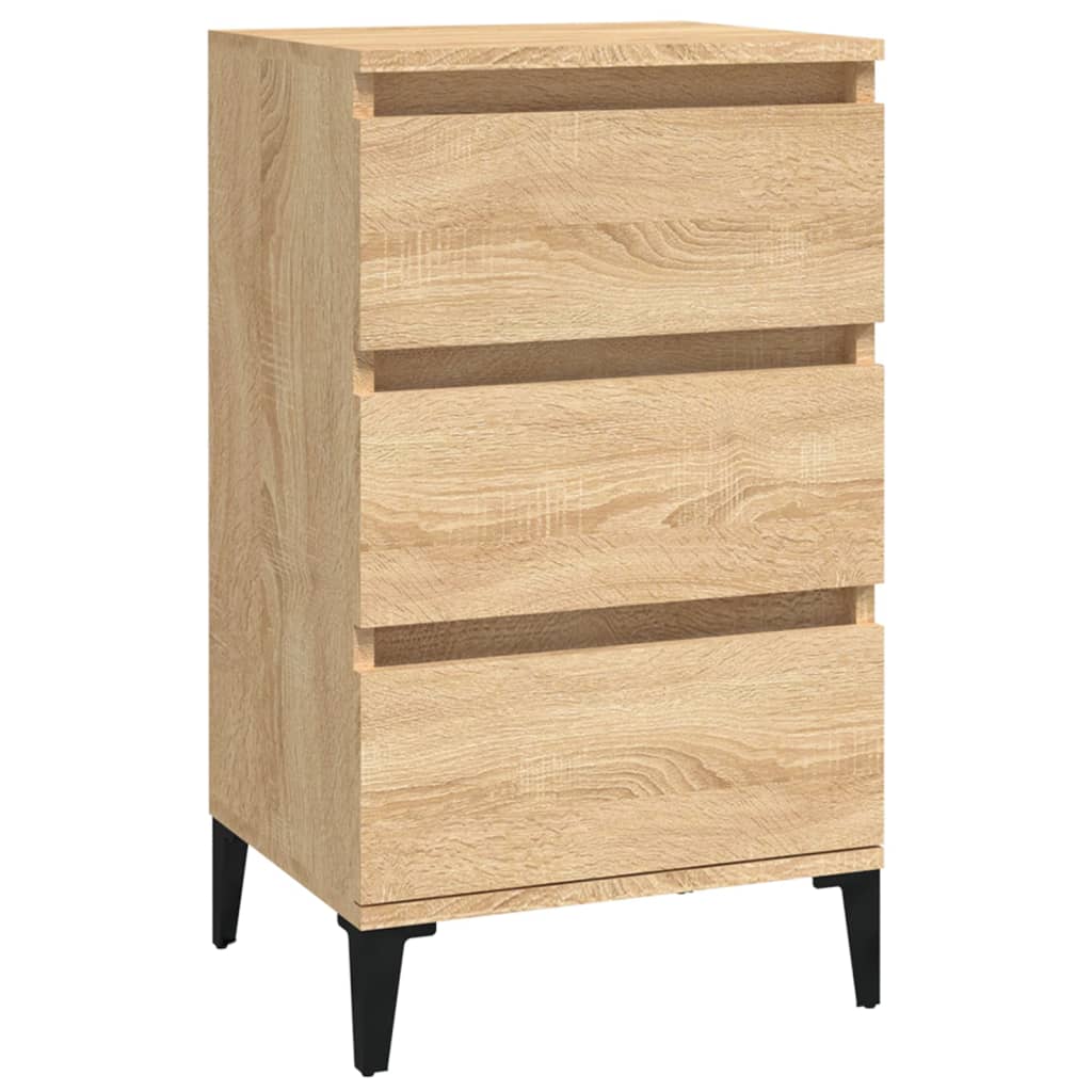 Nattbord Sengbord Sonoma Eik 40x35x70 cm