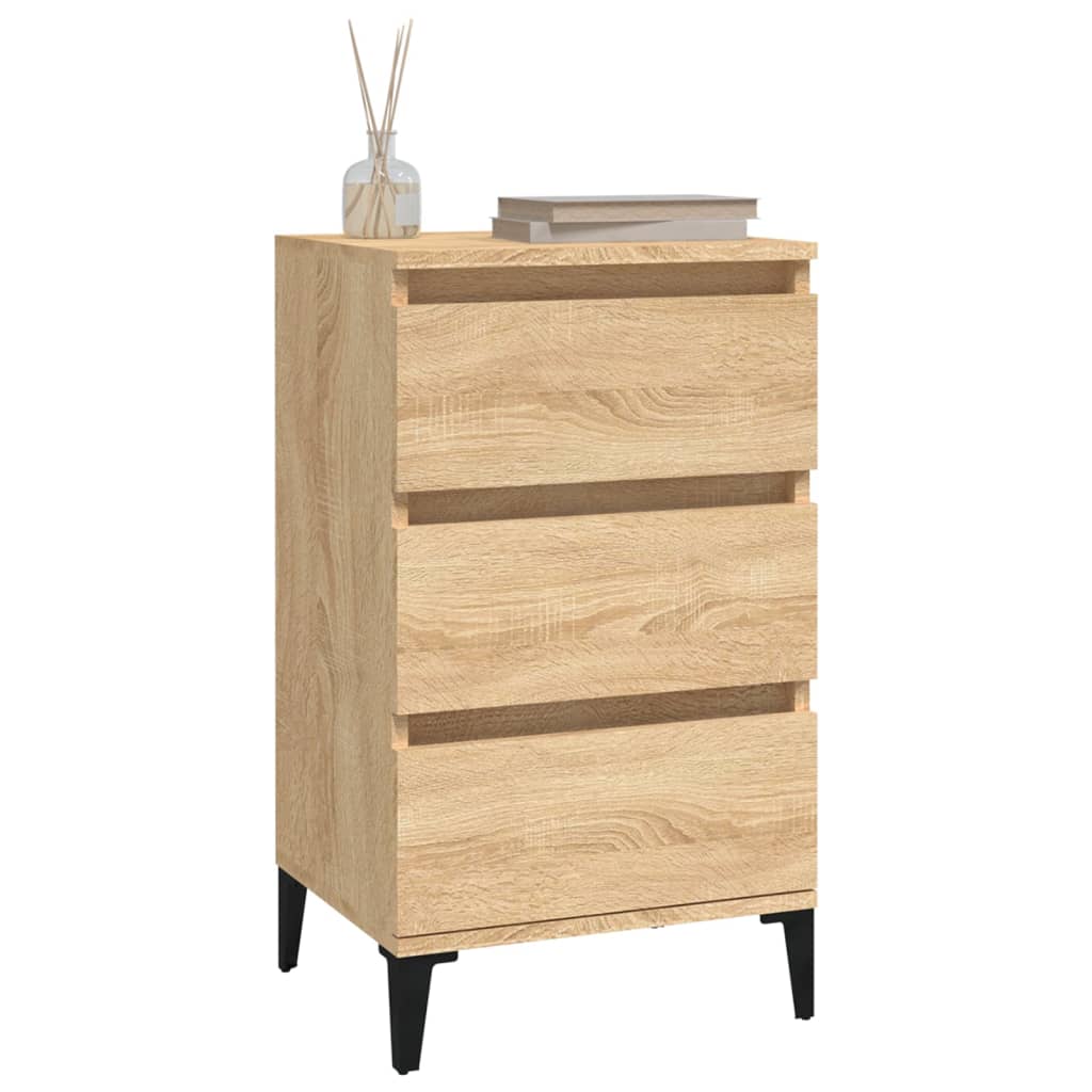 Nattbord Sengbord Sonoma Eik 40x35x70 cm