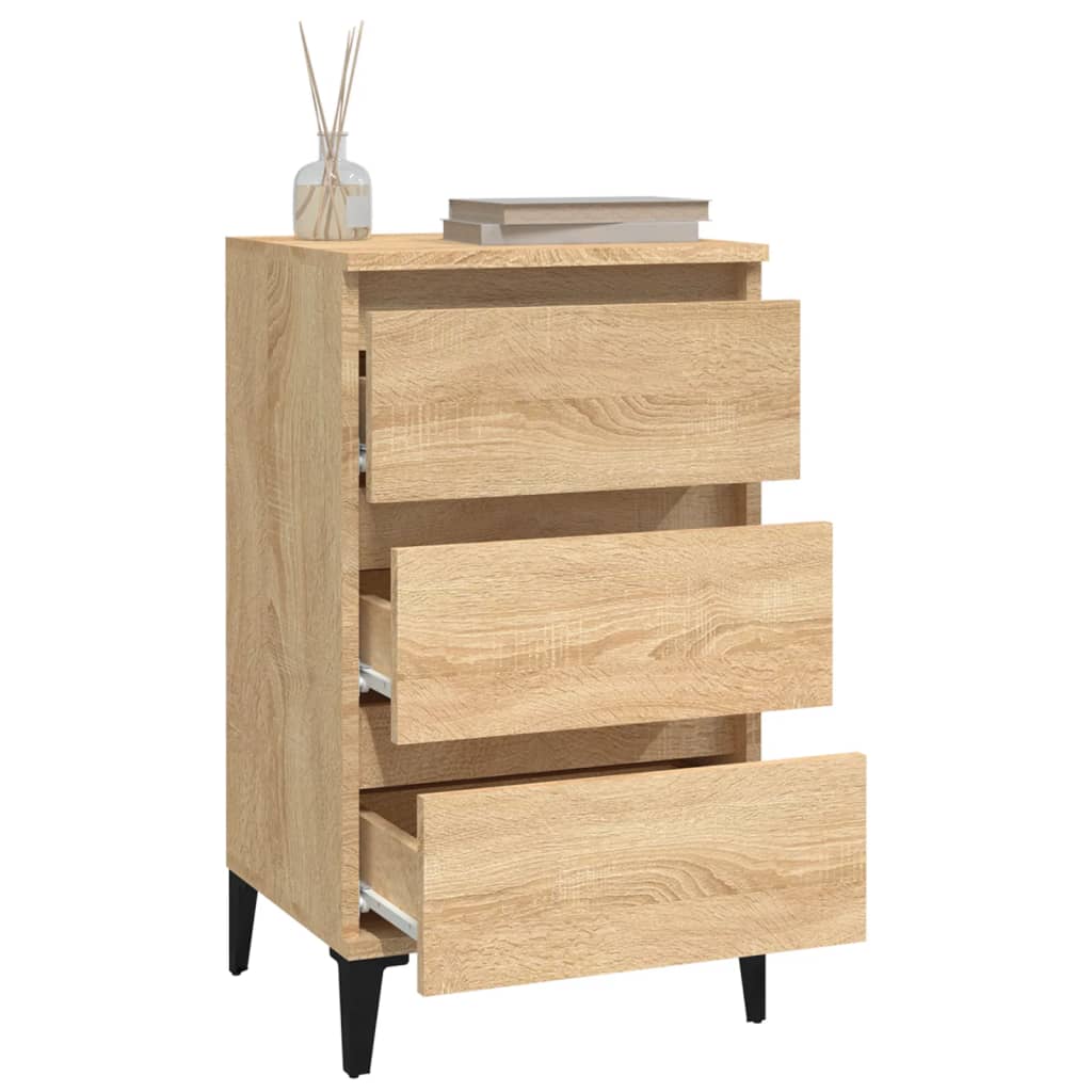 Nattbord Sengbord Sonoma Eik 40x35x70 cm