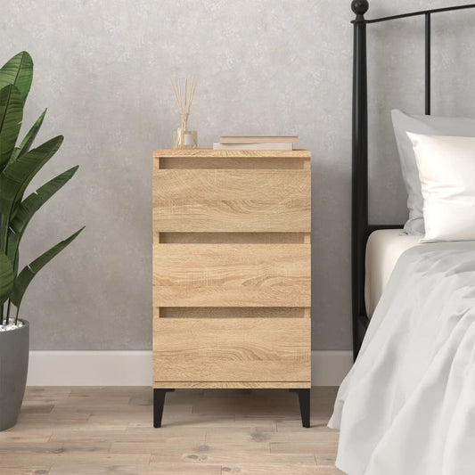 Nattbord Sengbord Sonoma Eik 40x35x70 cm