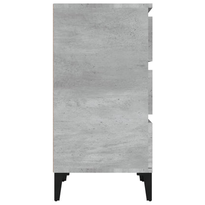 Nattbord Sengbord Betonggrå 40x35x70 cm