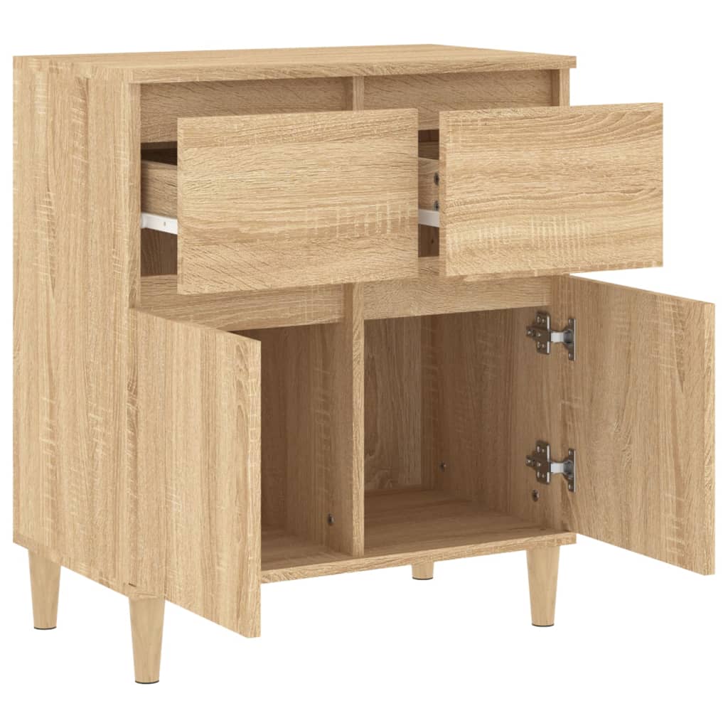 Skjenk sonoma eik 60x35x70 cm konstruert tre