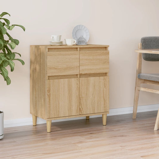 Skjenk sonoma eik 60x35x70 cm konstruert tre