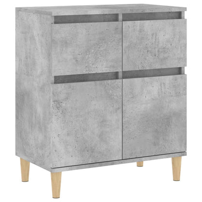 Skjenk betonggrå 60x35x70 cm konstruert tre