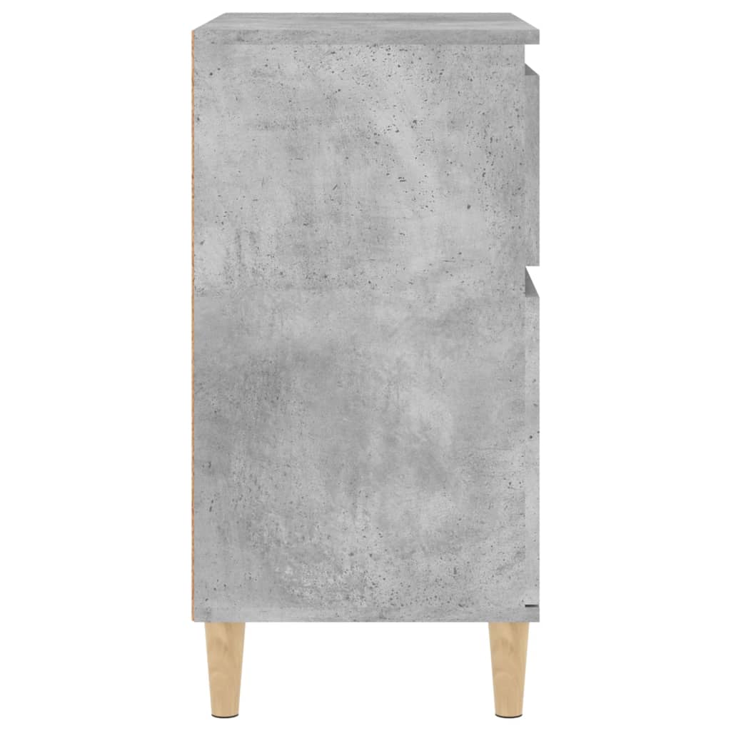Skjenk betonggrå 60x35x70 cm konstruert tre