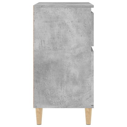 Skjenk betonggrå 60x35x70 cm konstruert tre