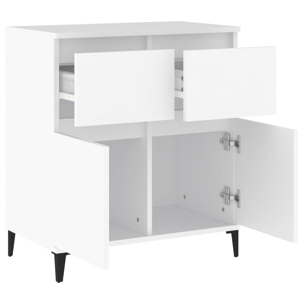 Kommode Hvit 60x35x70 cm