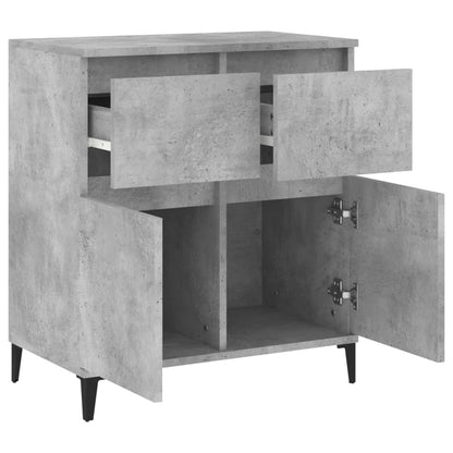 Kommode Betonggrå 60x35x70 cm