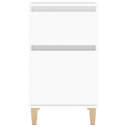 Nattbord Sengbord Hvit 40x35x70 cm