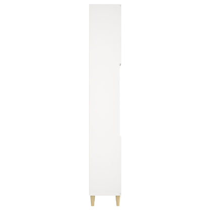 Baderomsskap Hvit 30x30x190 cm