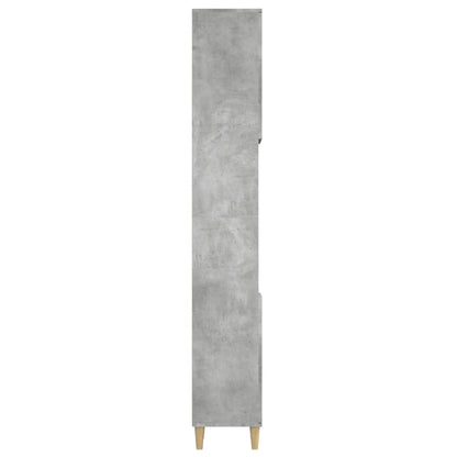 Baderomsskap Betonggrå 30x30x190 cm