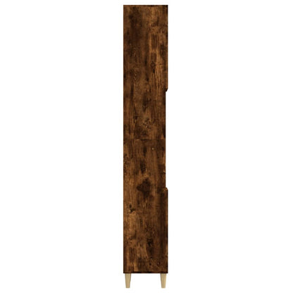 Baderomsskap Røkt Eik 30x30x190 cm