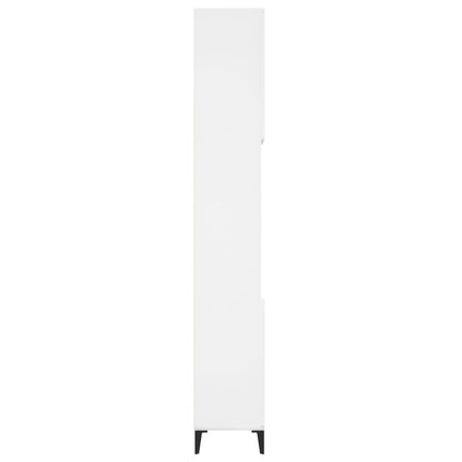 Baderomsskap Hvit 30x30x190 cm