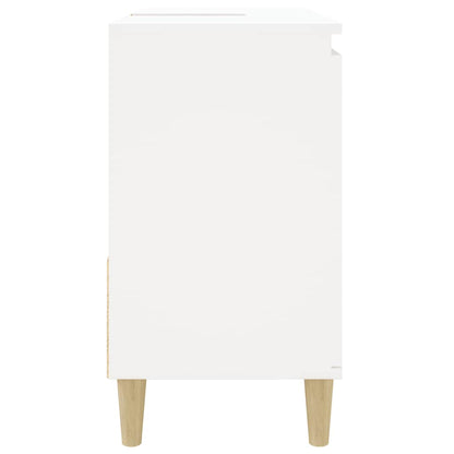 Baderomsskap Hvit 65x33x60 cm