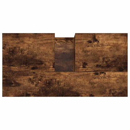 Baderomsskap røkt eik 65x33x60 cm konstruert tre
