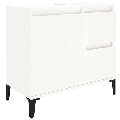 Baderomsskap Hvit 65x33x60 cm