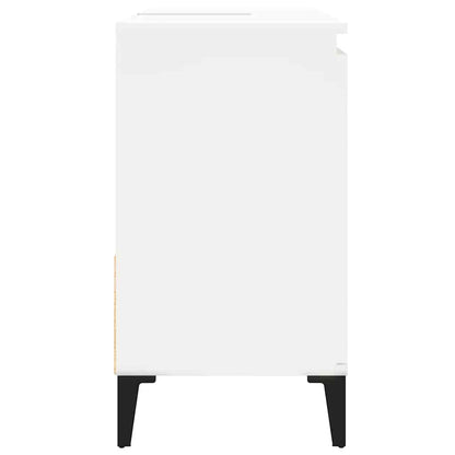 Baderomsskap Hvit 65x33x60 cm
