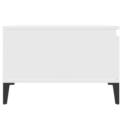 Salongbord Sofabord Hvit 55x55x36,5 cm