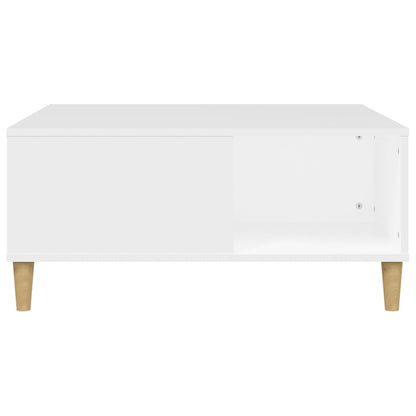 Salongbord Sofabord Hvit 80x80x36,5 cm