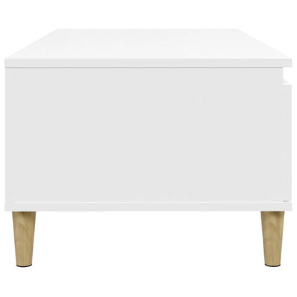 Salongbord Sofabord Hvit 90x50x36,5 cm