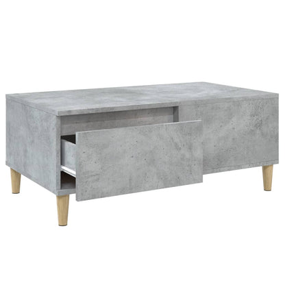 Salongbord Sofabord Betonggrå 90x50x36,5 cm