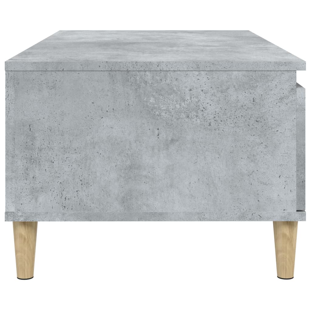 Salongbord Sofabord Betonggrå 90x50x36,5 cm