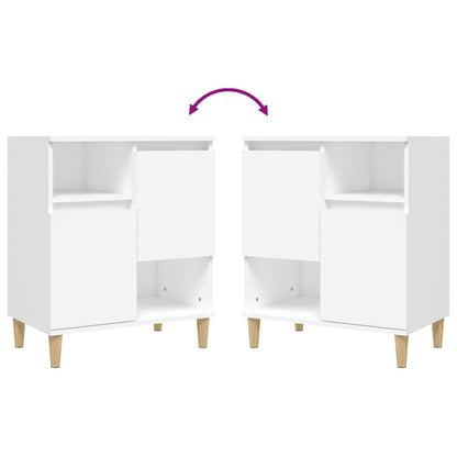 Kommode Hvit 60x35x70 cm