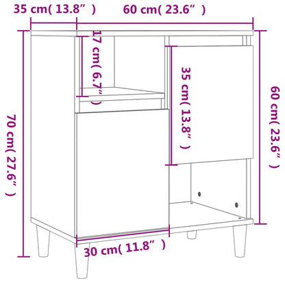 Kommode Sonoma Eik 60x35x70 cm