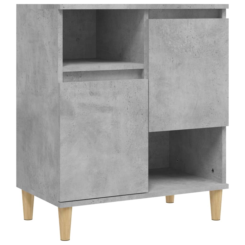 Kommode Betonggrå 60x35x70 cm