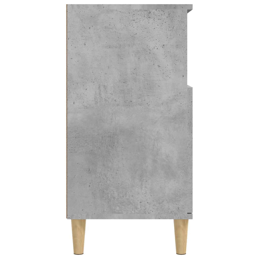 Kommode Betonggrå 60x35x70 cm