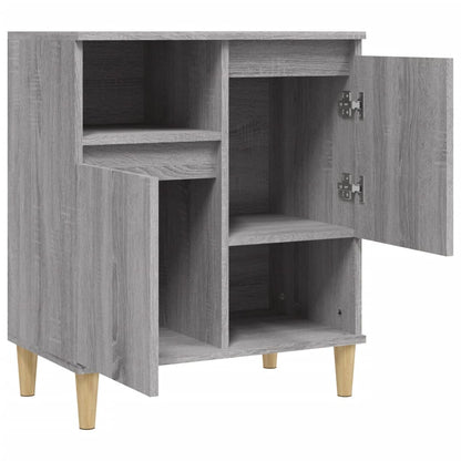 Skjenk grå sonoma 60x35x70 cm konstruert tre