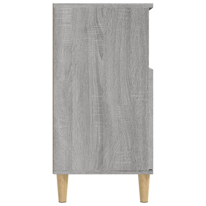 Skjenk grå sonoma 60x35x70 cm konstruert tre