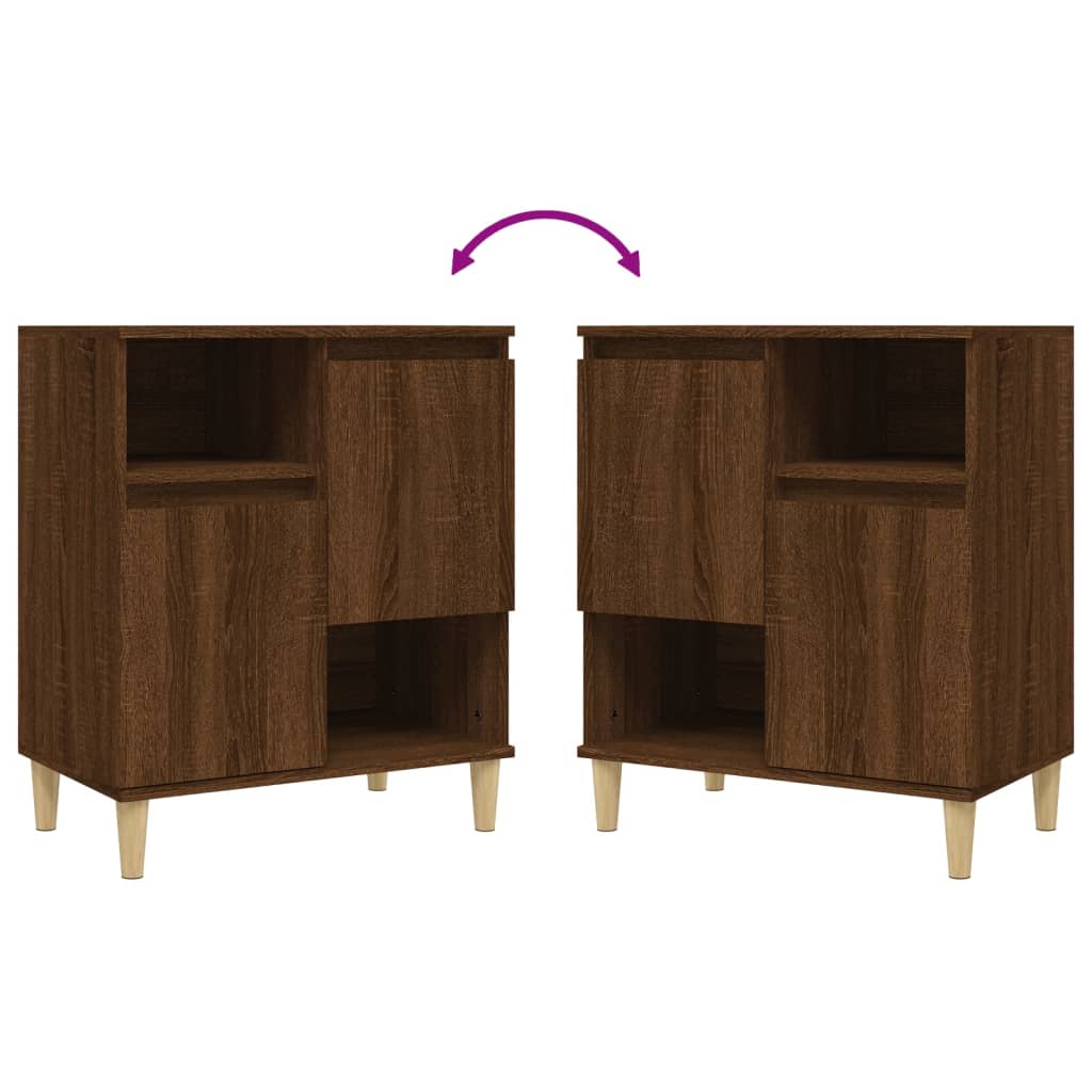 Skjenk Brun Eik 60x35x70 cm