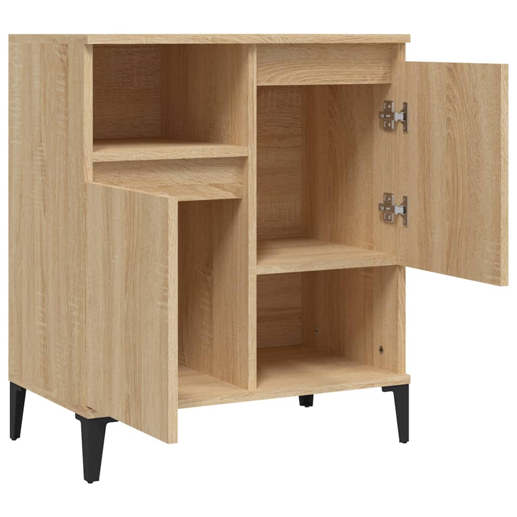 Skjenk sonoma eik 60x35x70 cm konstruert tre